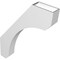 Ekena Millwork 4-in. W x 26-in. D x 34-in. H Legacy Architectural Grade PVC Knee Brace BRCP04X26X34LEC - alternate 3